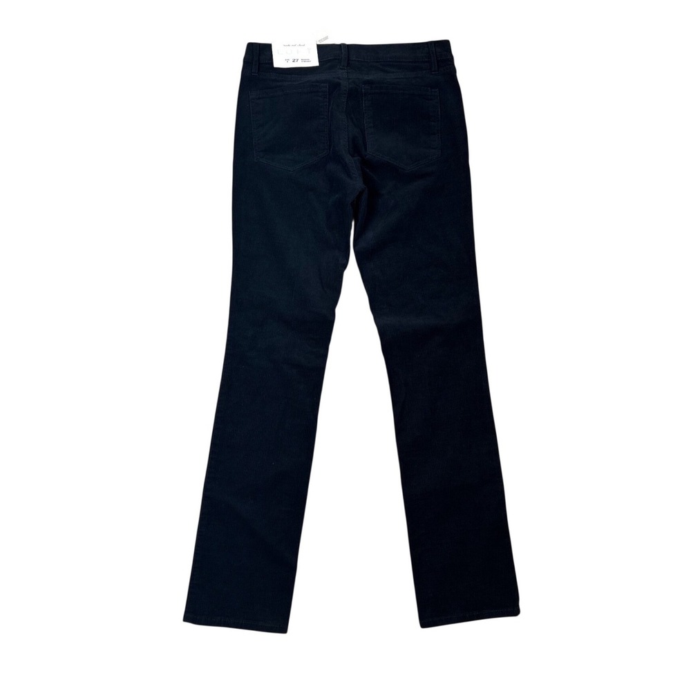 Loft Modern Straight Corduroy Pants Black Womens Size 4 / 27 NWT - Picture 11 of 12